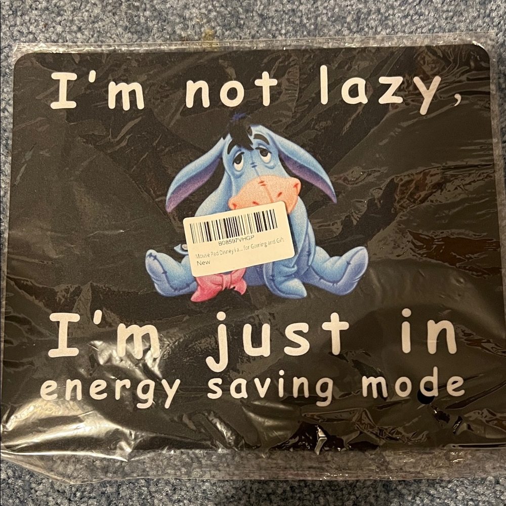 Disney Eeyore Black Mouse Pad